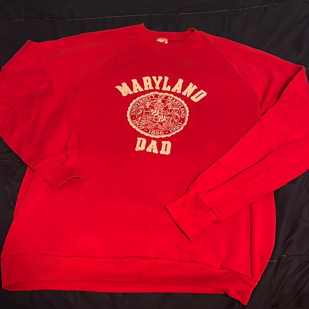 Vintage university of Maryland dad crew neck